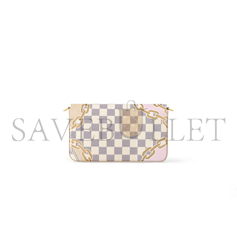 LOUIS VUITTON POCHETTE FÉLICIE CHAIN BAG N60466 (21*11*2cm) 